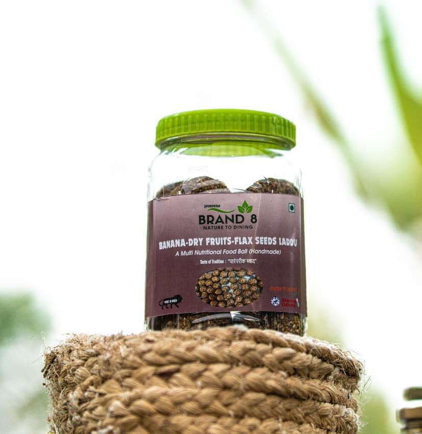 Banana - Dry Fruits - Flax Seed Laddu [ A multi nutritionmal Food Ball ] view 4