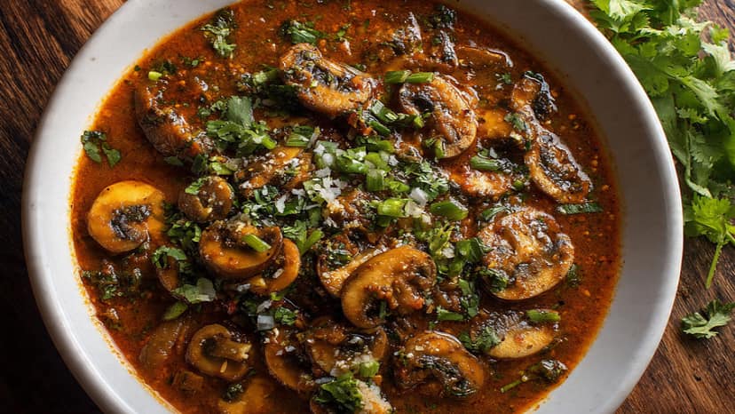 Mushroom masala