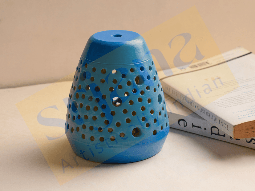 Srjana Terracotta T Light Holder 1pc