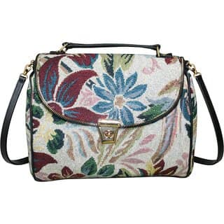 Garden Muse Tapestry Crossbody Bag