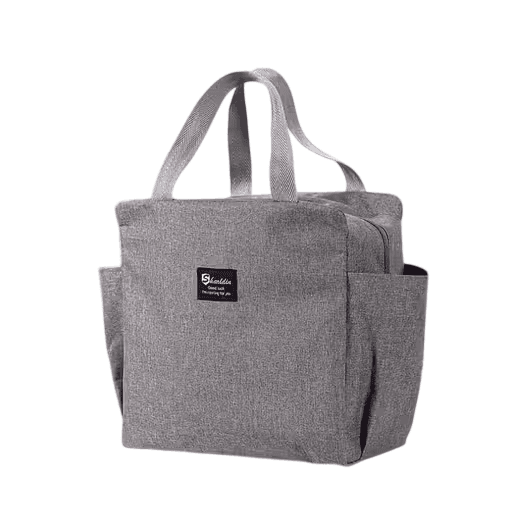 Sheeklin Grey Insulated Lunch Bag