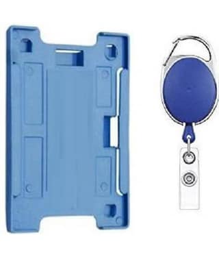 Dey 's stationery store Plastic ID Badge Holder (Pack of 2)