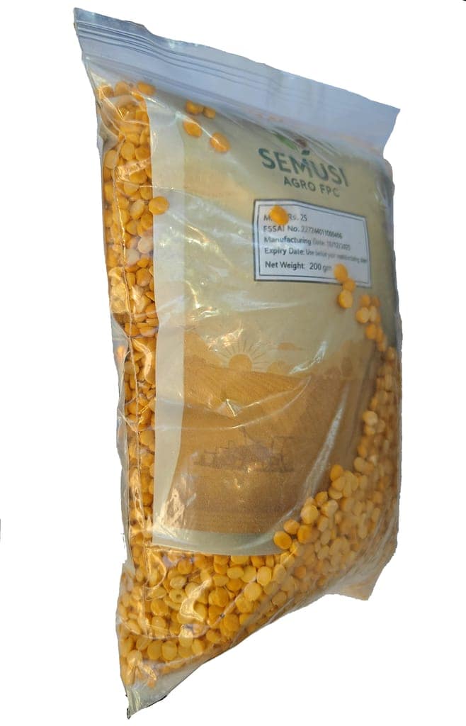 SEMUSI Premium Unpolished Chana Dal 200 gm- High Protein, Farm Fresh view 4