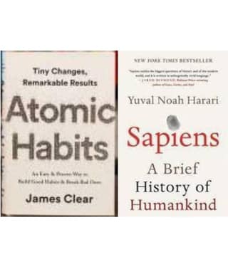 Atomic Habits, Sapiens: Book By James And Yuval Noah Harari - English (Paperback, James , Yuval Noah Harari)