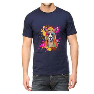 Trishoolin SSHAYU Printed T-Shirt | Design 10200MB | Regular Fit | Crew Neck / Round Neck Half Sleeve | Pack of 1