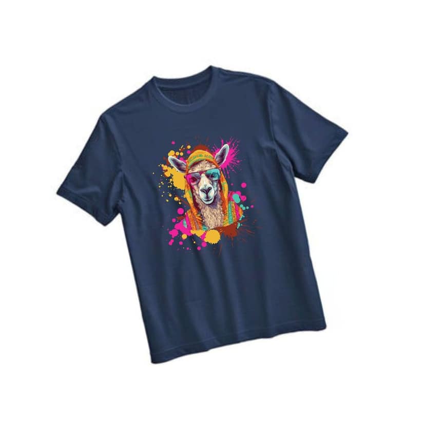 Trishoolin SSHAYU Printed T-Shirt | Design 10200MB | Regular Fit | Crew Neck / Round Neck Half Sleeve | Pack of 1 view 2