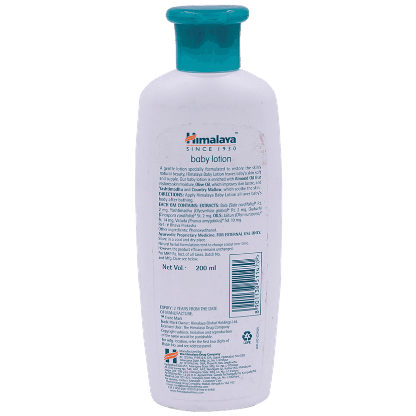Himalaya Baby Baby Lotion, 200 Ml view 2