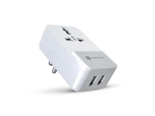 Portronics Adapto III Fast Charger, Dual Port, Multi-Tasking, DC 5V 3.4A