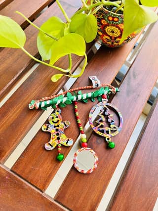 XMas special hangings - gingerbread man and tree - for door or wall