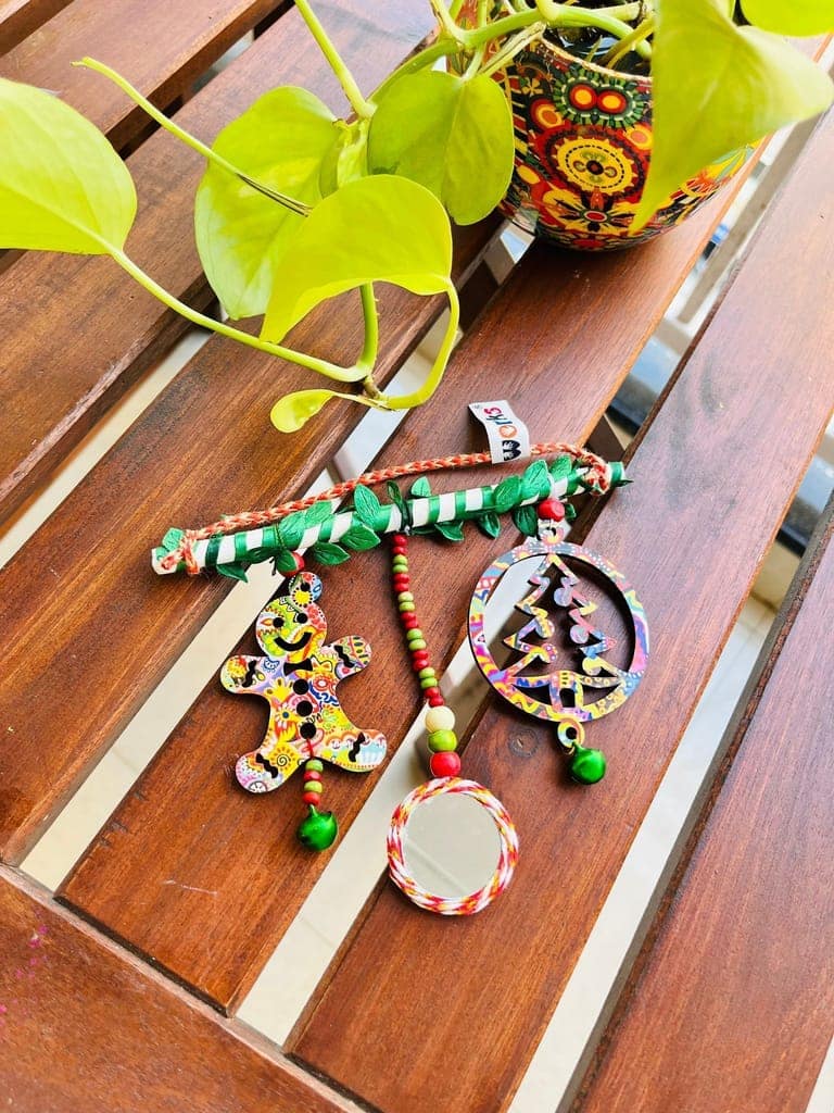 XMas special hangings - gingerbread man and tree - for door or wall