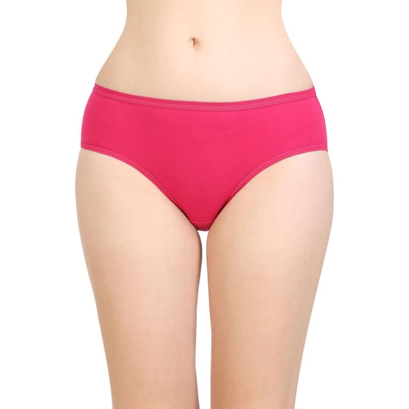 Bodycare women's combed cotton assorted Hipster Panty Pack of 3 ( 26D ) view 4