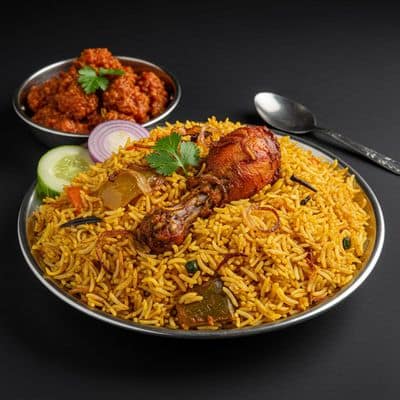 Biryani Rice + Chilly Chicken