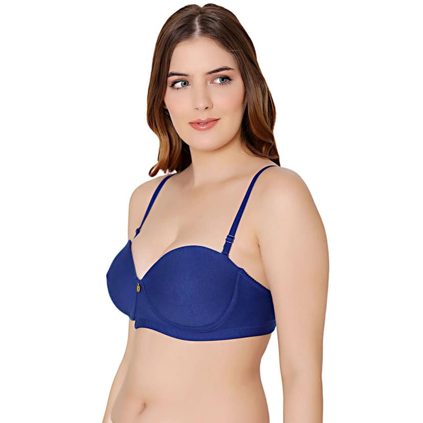 Bodycare cotton spandex wirefree convertible straps Seamless padded bra-6575B view 2