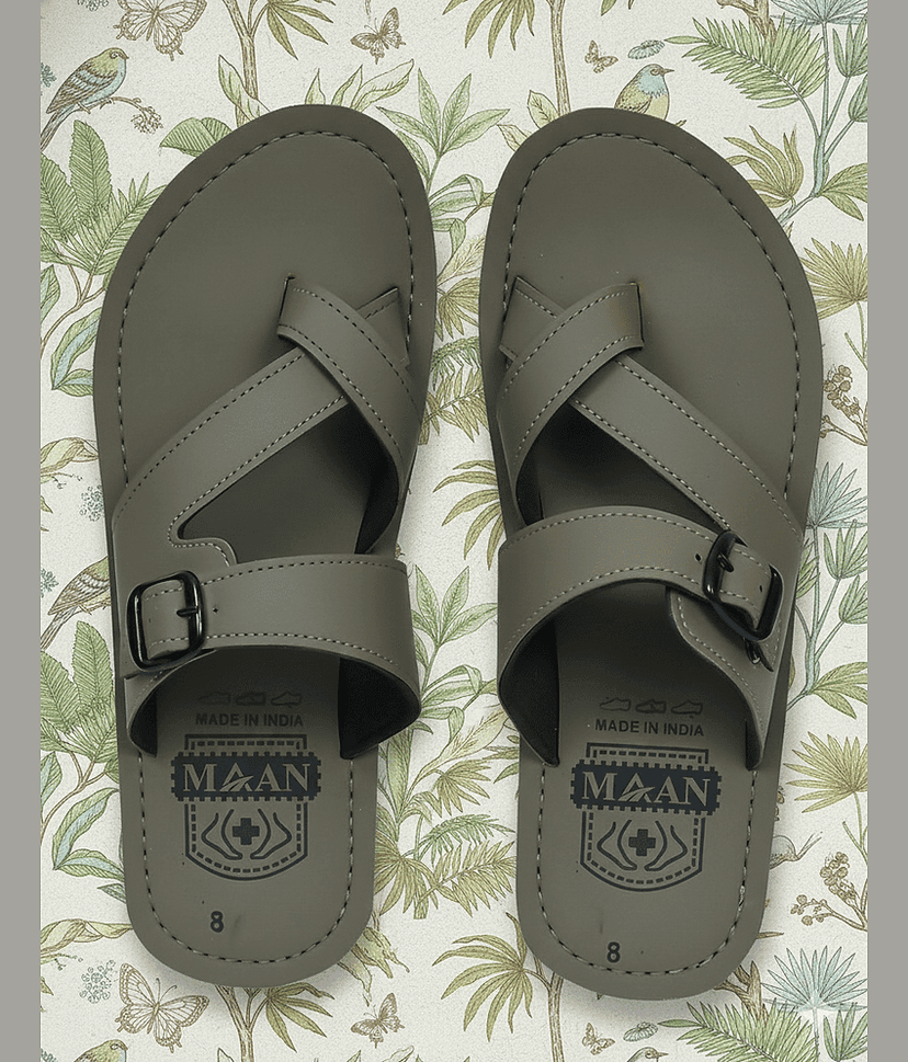 MAAN Green Men's Thong Flip Flop