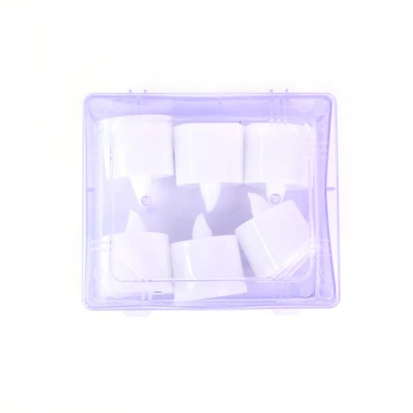 Blue LED Tea Light Candles (6 Pcs) view 2