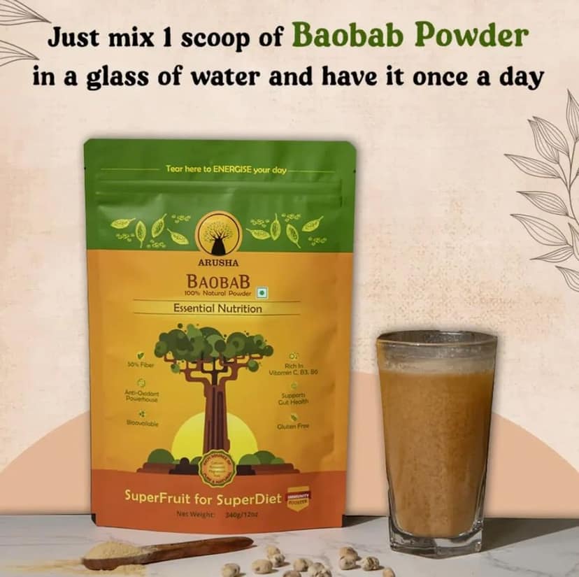 Arusha Baobab 100% Natural Powder view 8