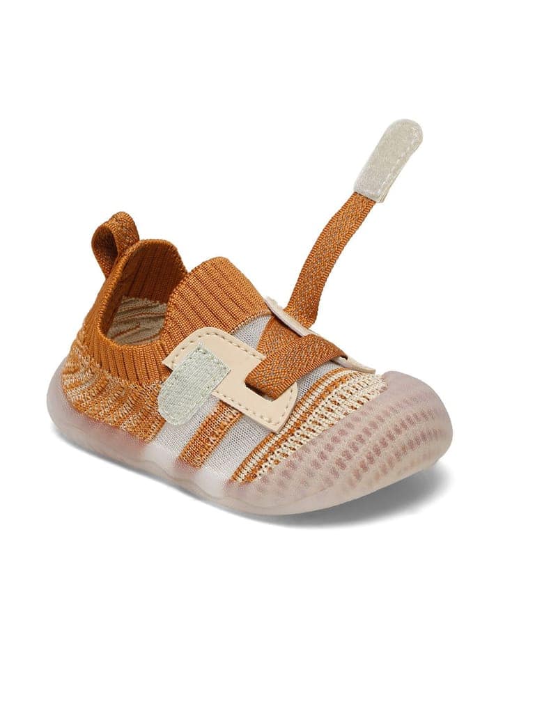 Smooth Toddlers' First Step Shoes - Brown (Unisex) view 3