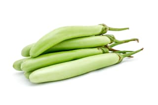 Brinjal - Green (Long) 1 Kg