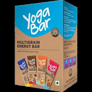 Yoga Bar Multigrain Variety Energy Bar - Chocolate, Vanilla Almonds, Cashew Orange & Nuts & Seeds, 38 G (Pack Of 10)