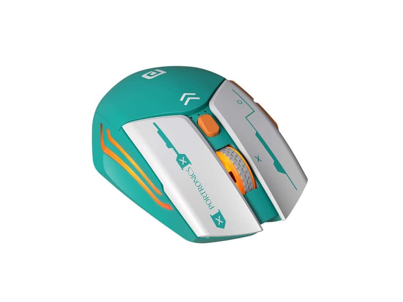 Portronics Vader Max Bluetooth 5.3 & 2.4 GHz, 6-Button Control, DPI Up to 2400, Rechargeable Mouse - Green