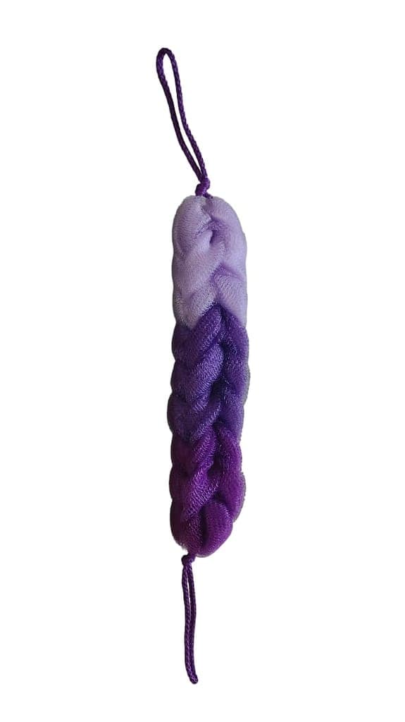 Braided Bath Sponge - Luxurious Exfoliating Shower Accessory view 3
