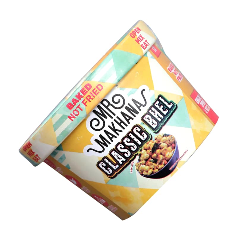 Mr Makhana Classic Roasted Makhana and Puffed Rice Bhel 57 g, Ready to Eat Snack view 3