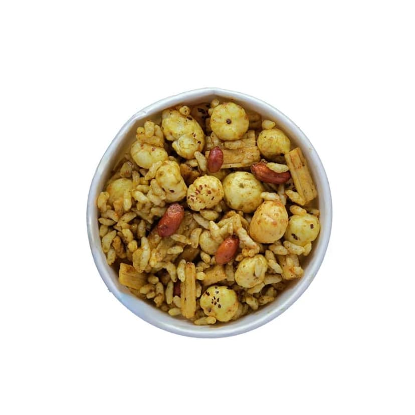 Mr Makhana Classic Roasted Makhana and Puffed Rice Bhel 57 g, Ready to Eat Snack view 4