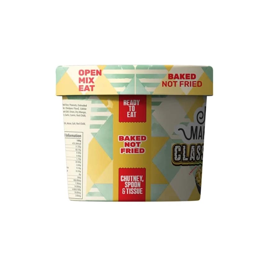 Mr Makhana Classic Roasted Makhana and Puffed Rice Bhel 57 g, Ready to Eat Snack view 6