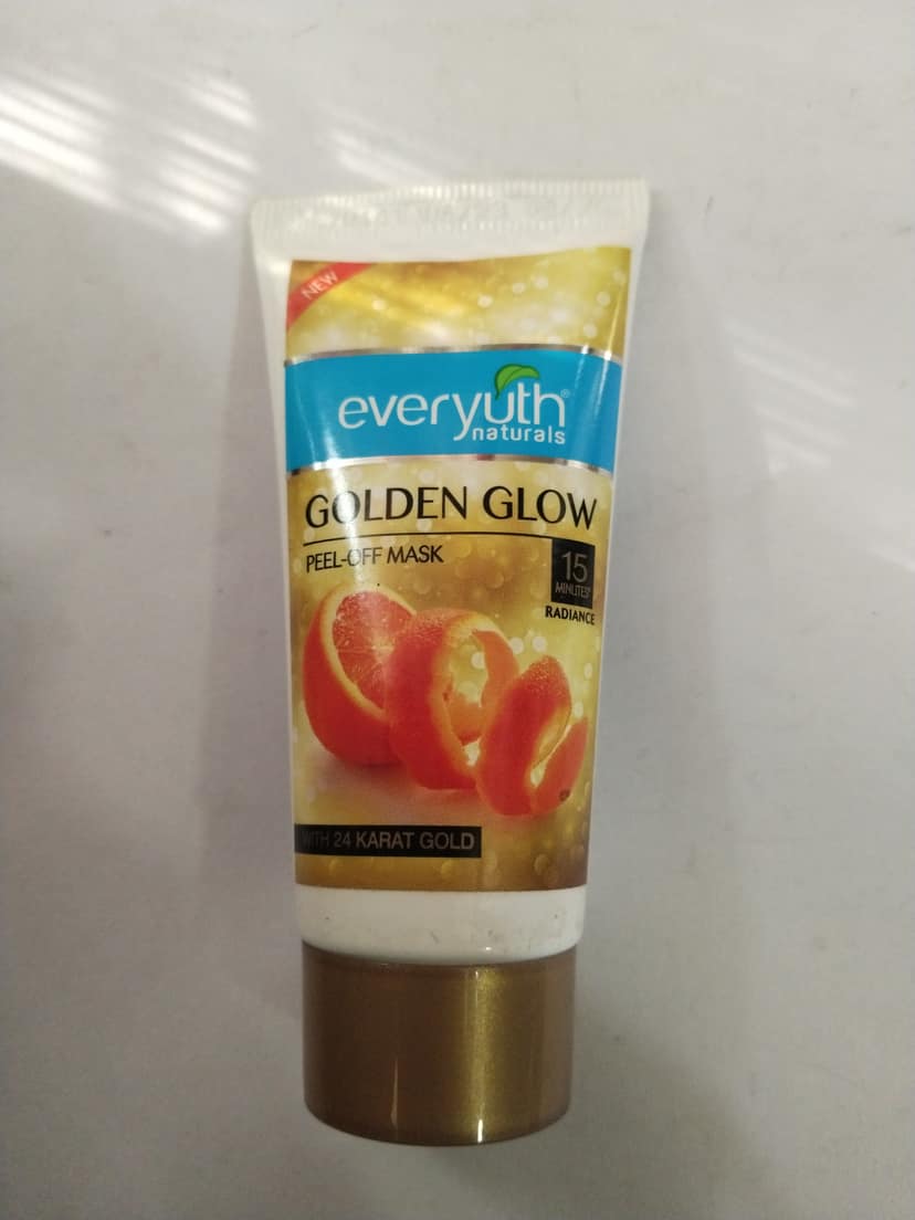 Everyuth natural Golden glow Peel-off mask with 24 karat gold