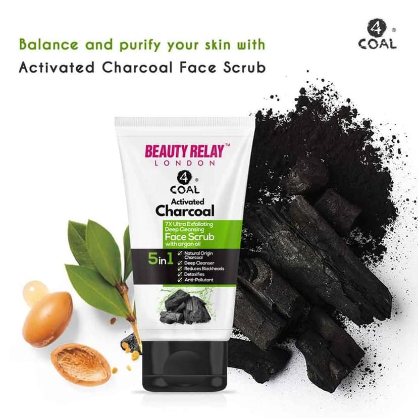 Activated Charcoal Face Scrub - 180g view 3