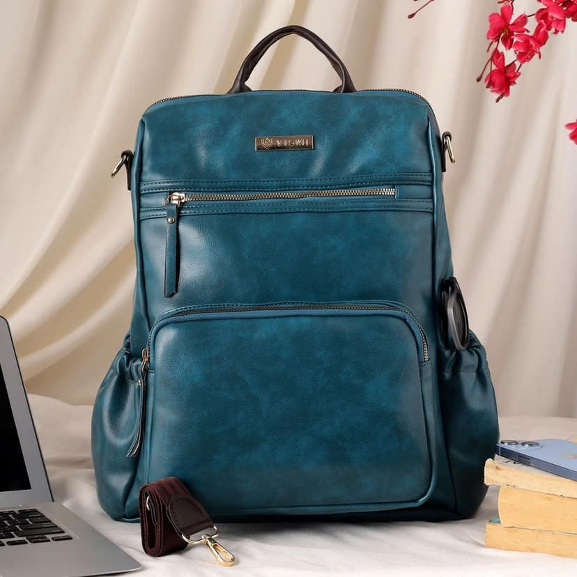 VISMIINTREND Women Bags | Stylish College Backpack | Backpack for Office Use | Travel Backpack | Vegan Leather | Waterproof | Laptop Backpack view 5