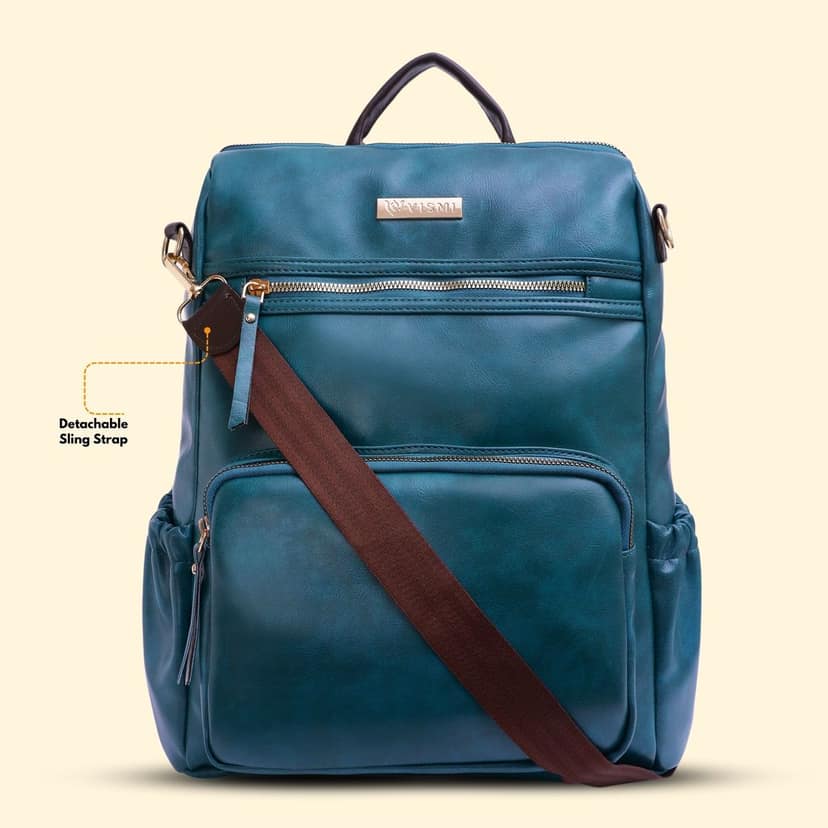VISMIINTREND Women Bags | Stylish College Backpack | Backpack for Office Use | Travel Backpack | Vegan Leather | Waterproof | Laptop Backpack view 6