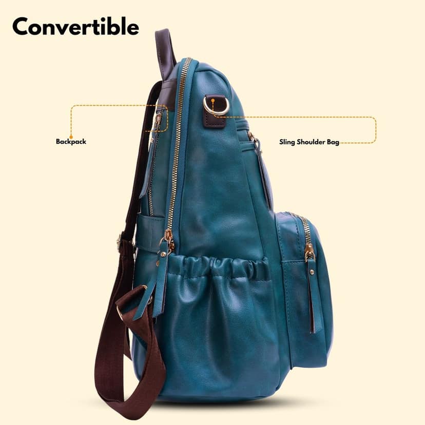 VISMIINTREND Women Bags | Stylish College Backpack | Backpack for Office Use | Travel Backpack | Vegan Leather | Waterproof | Laptop Backpack view 7