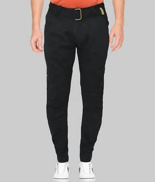 Urban Legends Regular Flat Men's Cargos - Dark Green ( Pack of 1 )