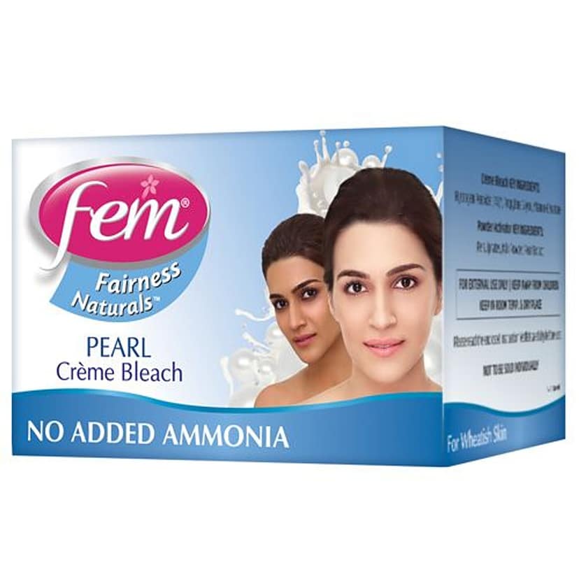 Fem Fairness Naturals Crème Bleach - Pearl, No Added Ammonia, 64 G view 2