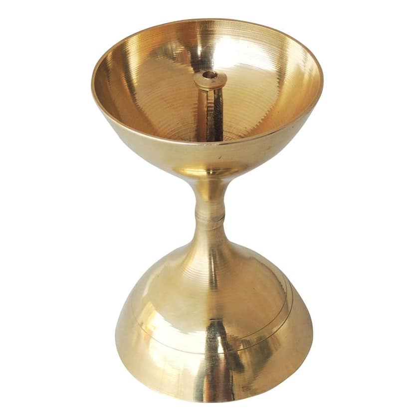 Brass Akhand Deepak No. 12 (ZMAS193 L) view 2
