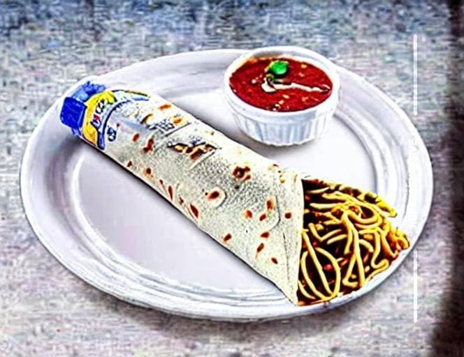 Chowmein Kathi Roll