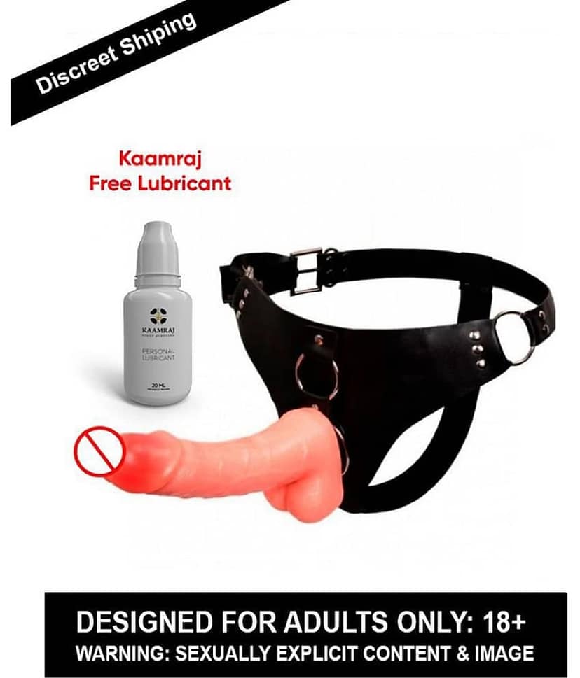 8 Inch Lesbian Wearable Dildo With Belt Sex Toy For Women And Couples By Knightriders