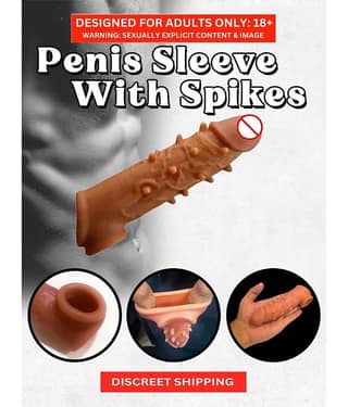 6 INCH PREMIUM QUALITY SILICONE DOUBLE HOLE REUSABLE PANIS SLEEVE FOR MEN BY KAMAHOUSE (LOW PRICE SEX TOY)