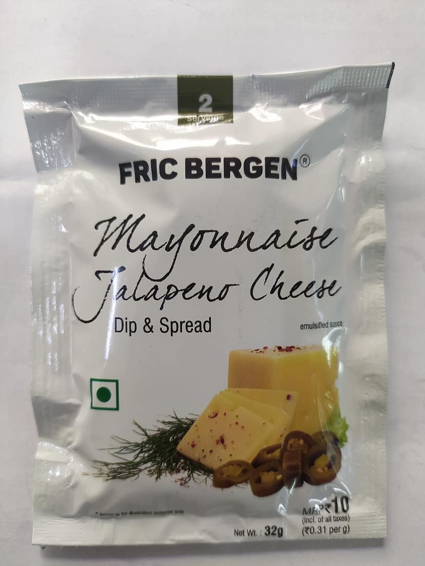 Fric bergen Mayonnaise Jalapeno cheese Dip & spread