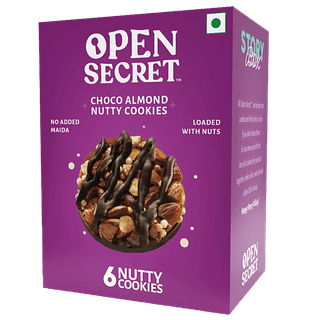Open Secret Choco Almond Nutty Cookies Story Box, 75 gm