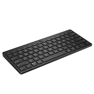 HP 350 Compact Multi-Device Bluetooth Wireless Keyboard; Spill Resistant; Swift Pair; OS Auto-Detection, LED Indicator, Battery Life Up to 24 Months, 3 Years Warranty HP 350 Compact Multi-Device Bluetooth Wireless Keyboard; Spill Resistant; Swift Pair; O