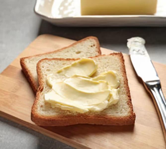 Bread butter toast [2 slices] + raj.tea + pauva