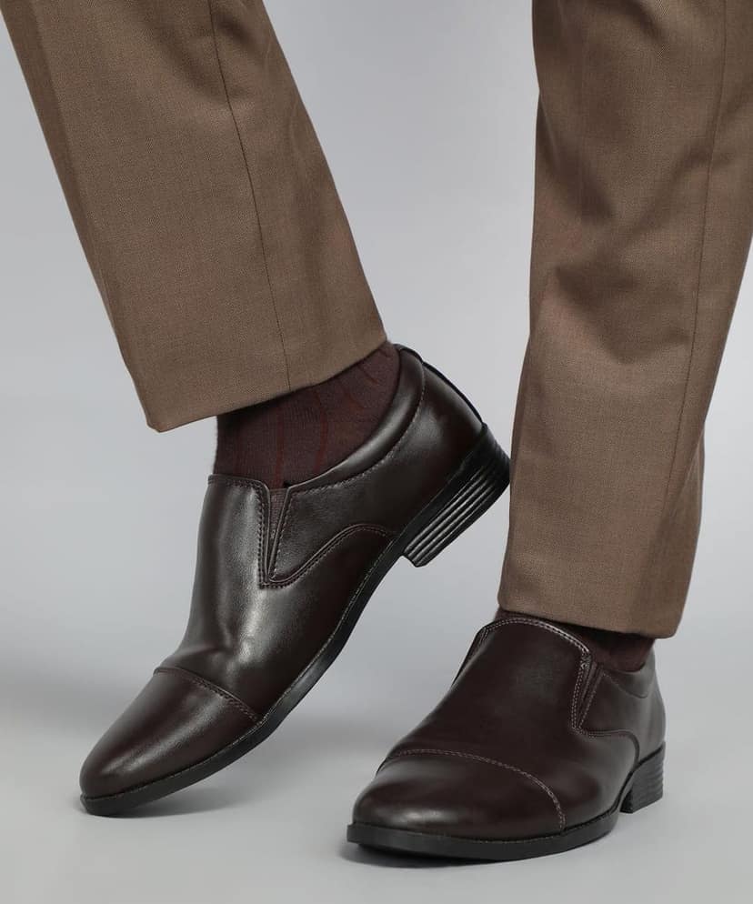 Paragon Men Formal Shoes | Smart & Sleek Design | Comfortable Sole with Cushioning | Daily & Occasion Wear view 2