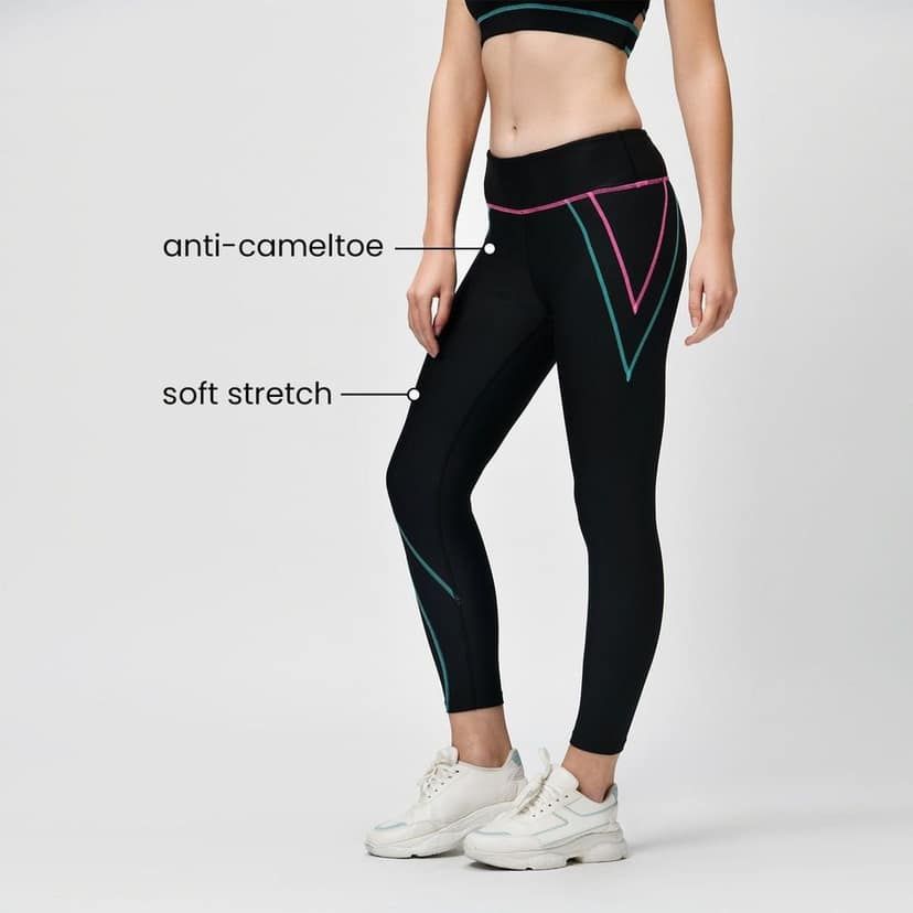 Extreme Uplift Leggings - Phoenix Black (7/8 ) view 3
