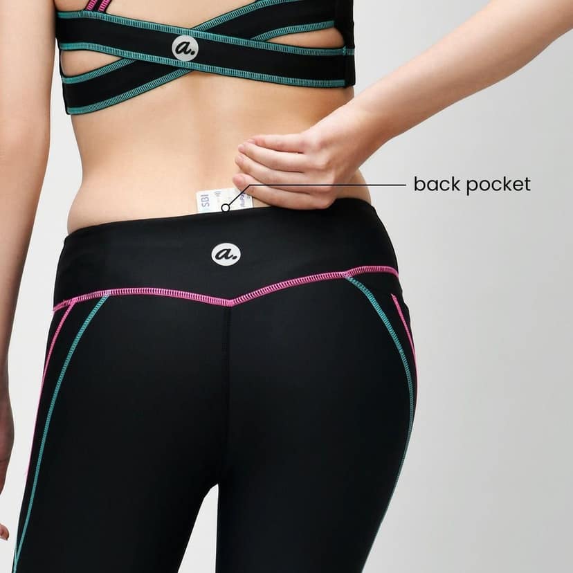 Extreme Uplift Leggings - Phoenix Black (7/8 ) view 5
