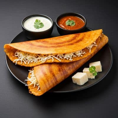 Cheese Rava Masala Dosa