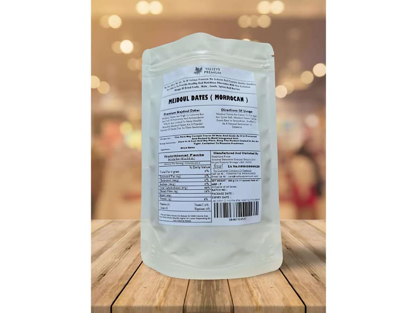 Valleys Premium Morrocan Medjoul Dates - 400 Gram view 4