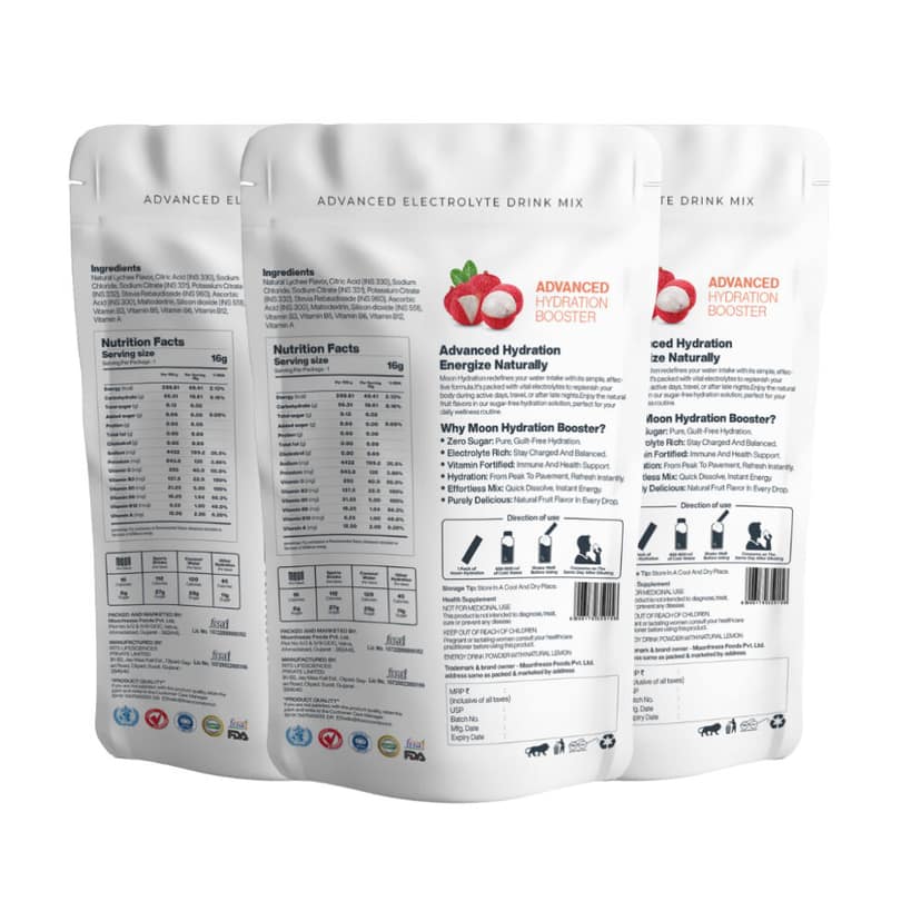 Moon Lunar Lychee Hydration, 96 gm - Pack of 3 view 2