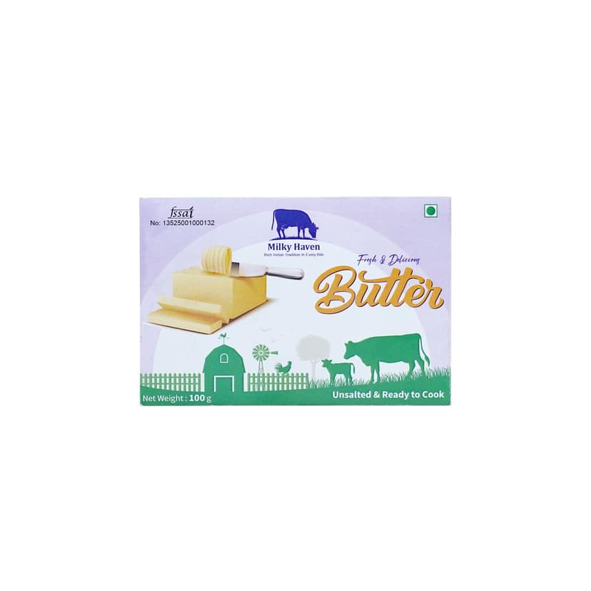 Milky Haven Unsalted Butter 100Grms view 3